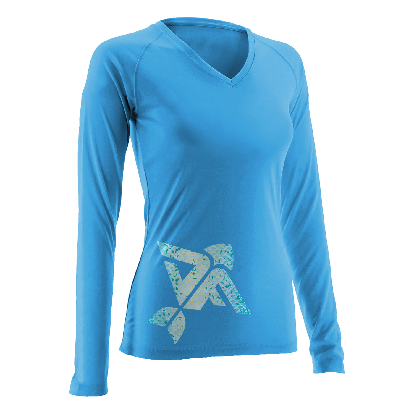 Columbia Blue Long Sleeve Performance Shirt - Women's