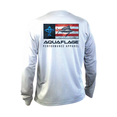 USA Sailfish Long Sleeve Performance Shirt - Men's