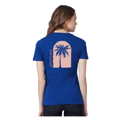 Island Plants Blue Depths Short Sleeve T-Shirt - Women's