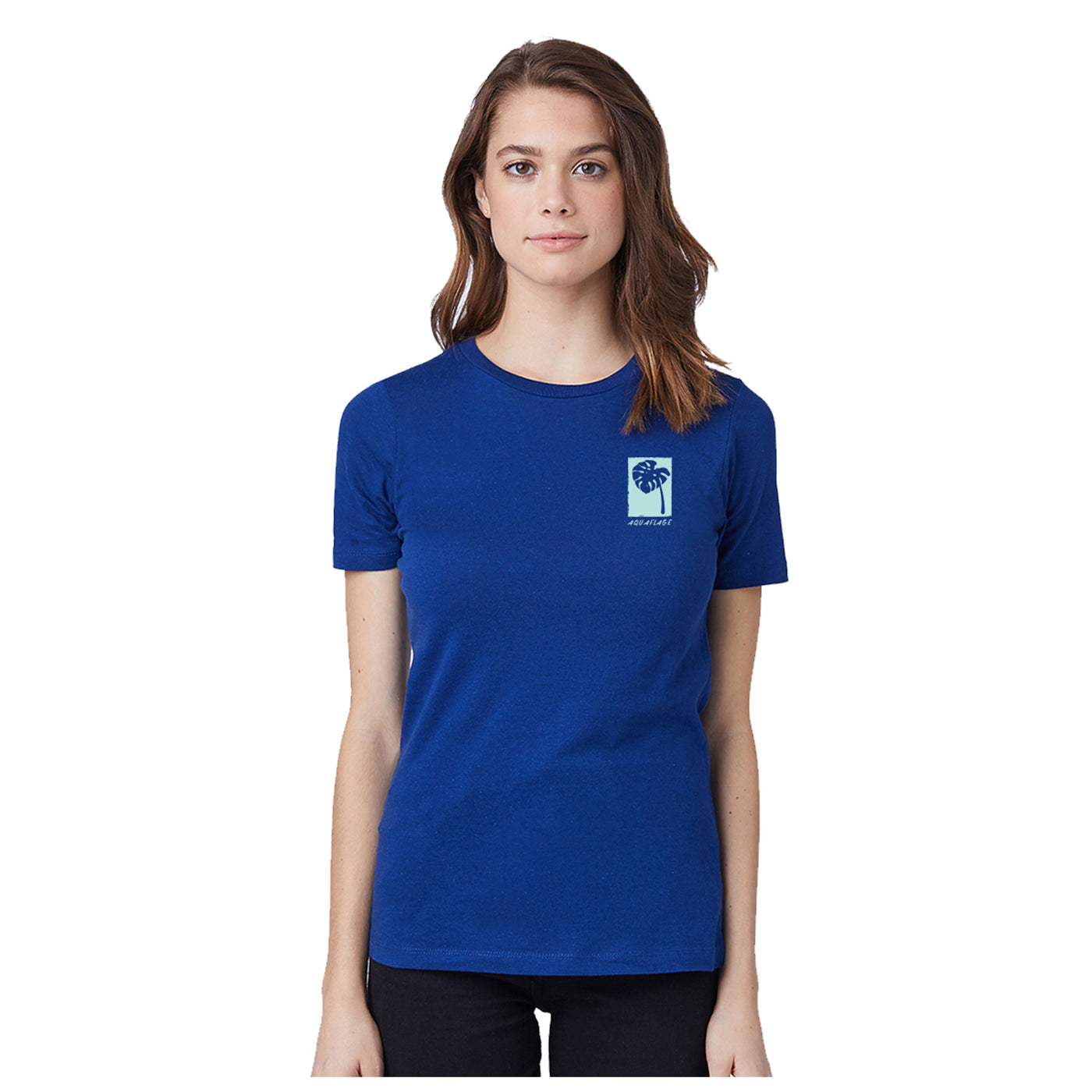 Island Plants Blue Depths Short Sleeve T-Shirt - Women's