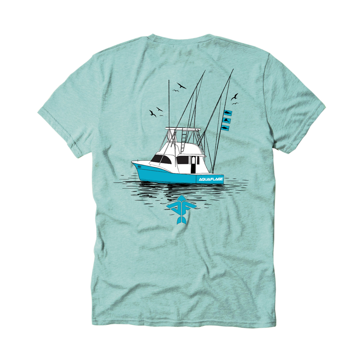 Boating Short Sleeve Mint T-Shirt - Men's