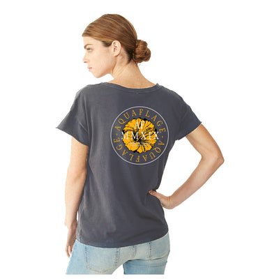 Hibiscus Coal Short Sleeve T-Shirt - Women's