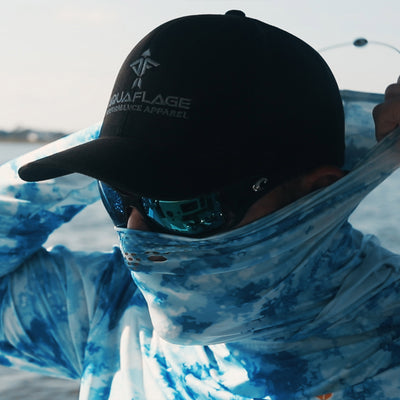 Rubicon Shield Seagrass/Grey Performance Hoodie With Mask - Men's