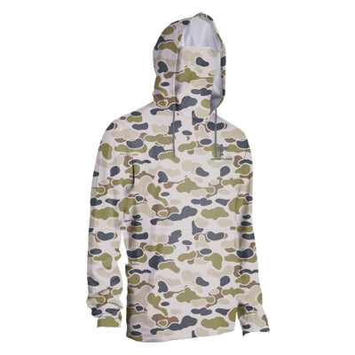 Rubicon Shield Duck Camo Performance Hoodie With Mask - Men's