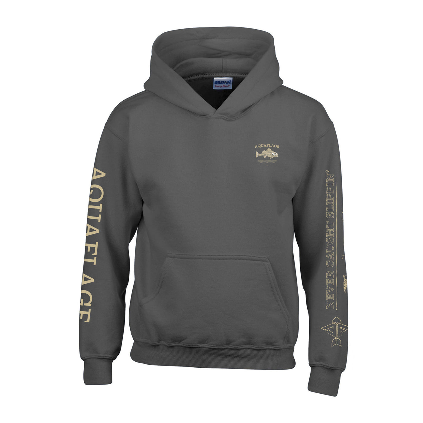 Charcoal Cotton Hoodie - Youth