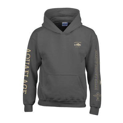 Charcoal Cotton Hoodie - Youth