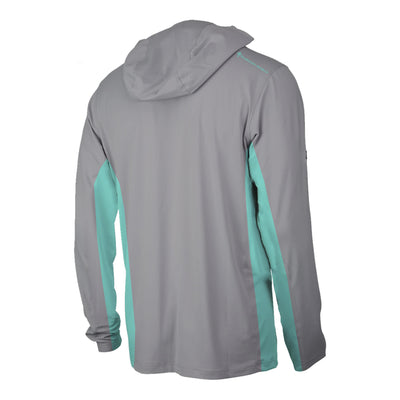Rubicon Shield Seagrass/Grey Performance Hoodie With Mask - Men's