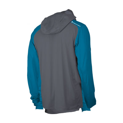 Rubicon Shield Pro Staff Team Grey/Blue Performance Hoodie With Mask - Men's