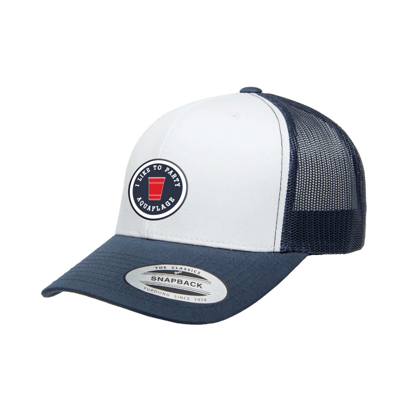 Red Cup Party - Navy Mesh Trucker Hat