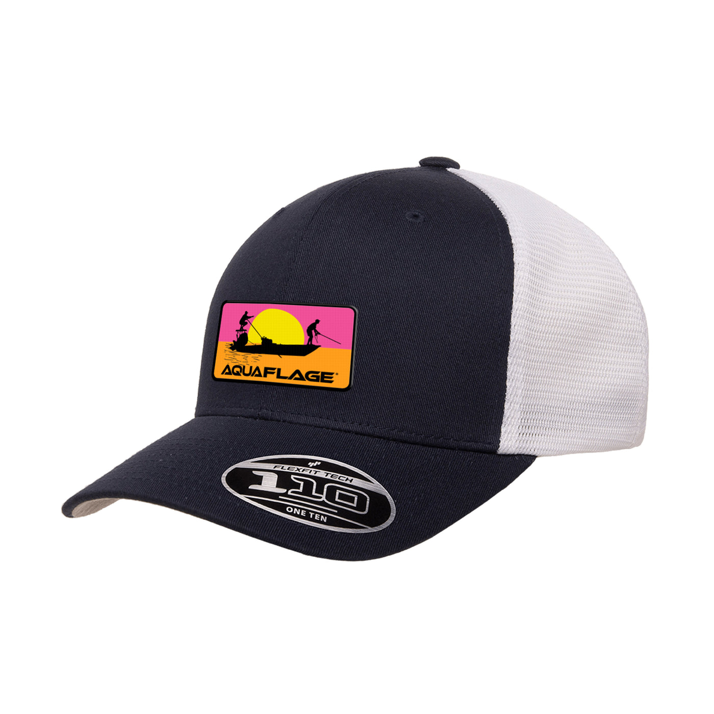Endless Fishing Square Patch Navy/White Trucker Hat