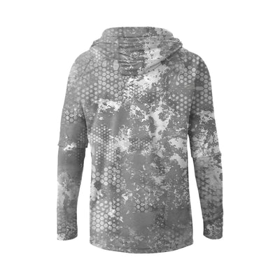 Omega White UPF 50 Sun Protection Performance Hoodie - Men's