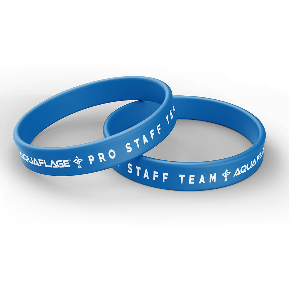 Silicone Wristband Pro Staff It Only Takes One Cast Blue/White