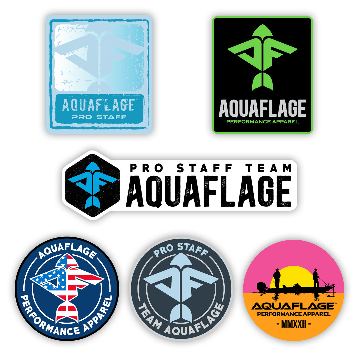 6-Pack Pro Staff Sticker Bundle - SAVE!