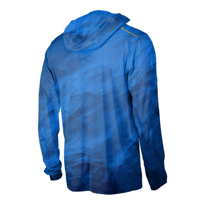 Rubicon Shield Blue Storm Performance Hoodie With Mask - Men's