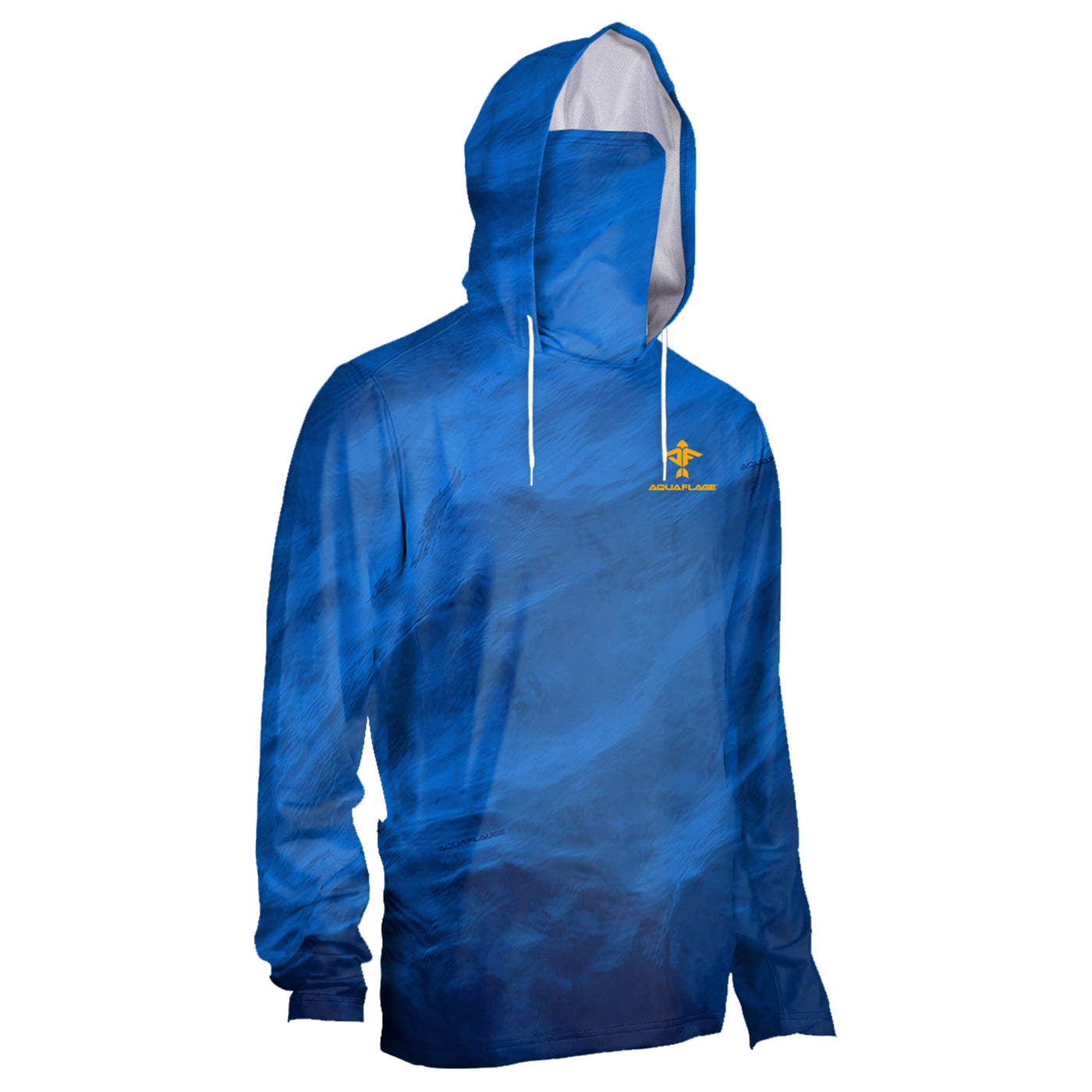 Rubicon Shield Blue Storm Performance Hoodie With Mask - Men's