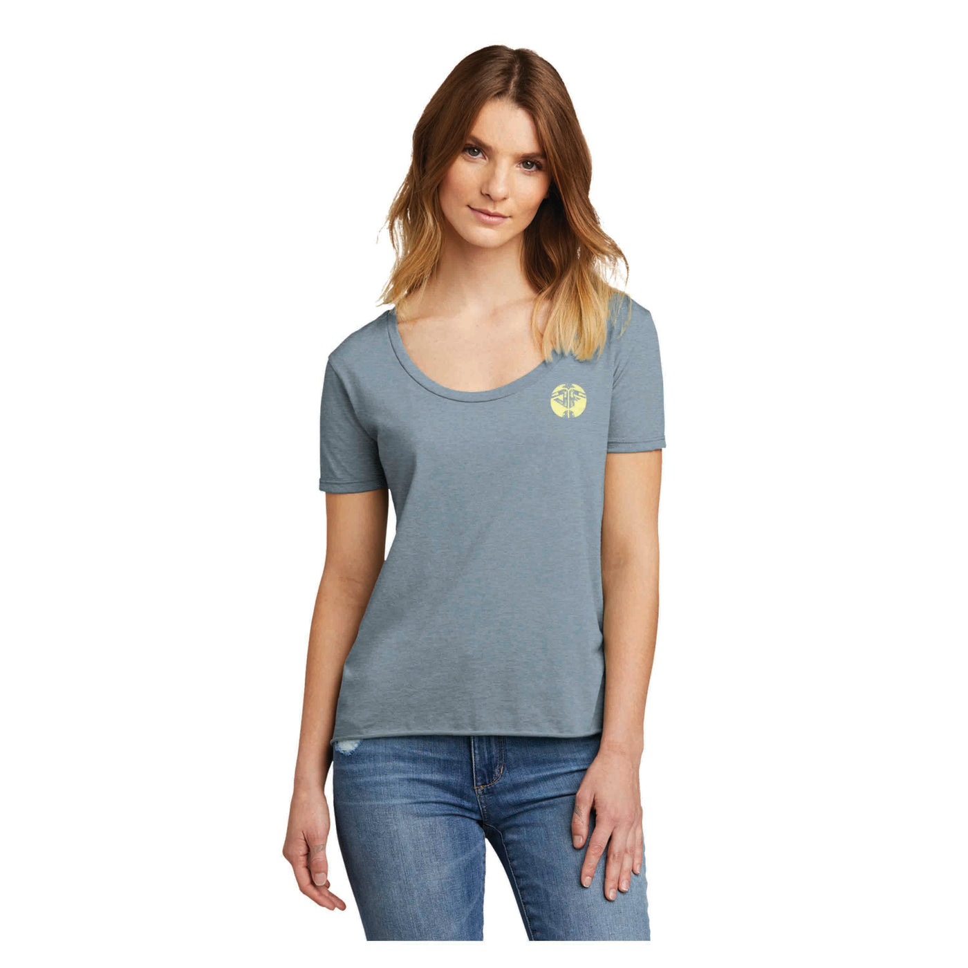 Sunrise Stone Wash Denim T-Shirt - Women's