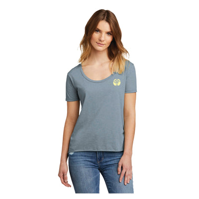 Sunrise Stone Wash Denim T-Shirt - Women's