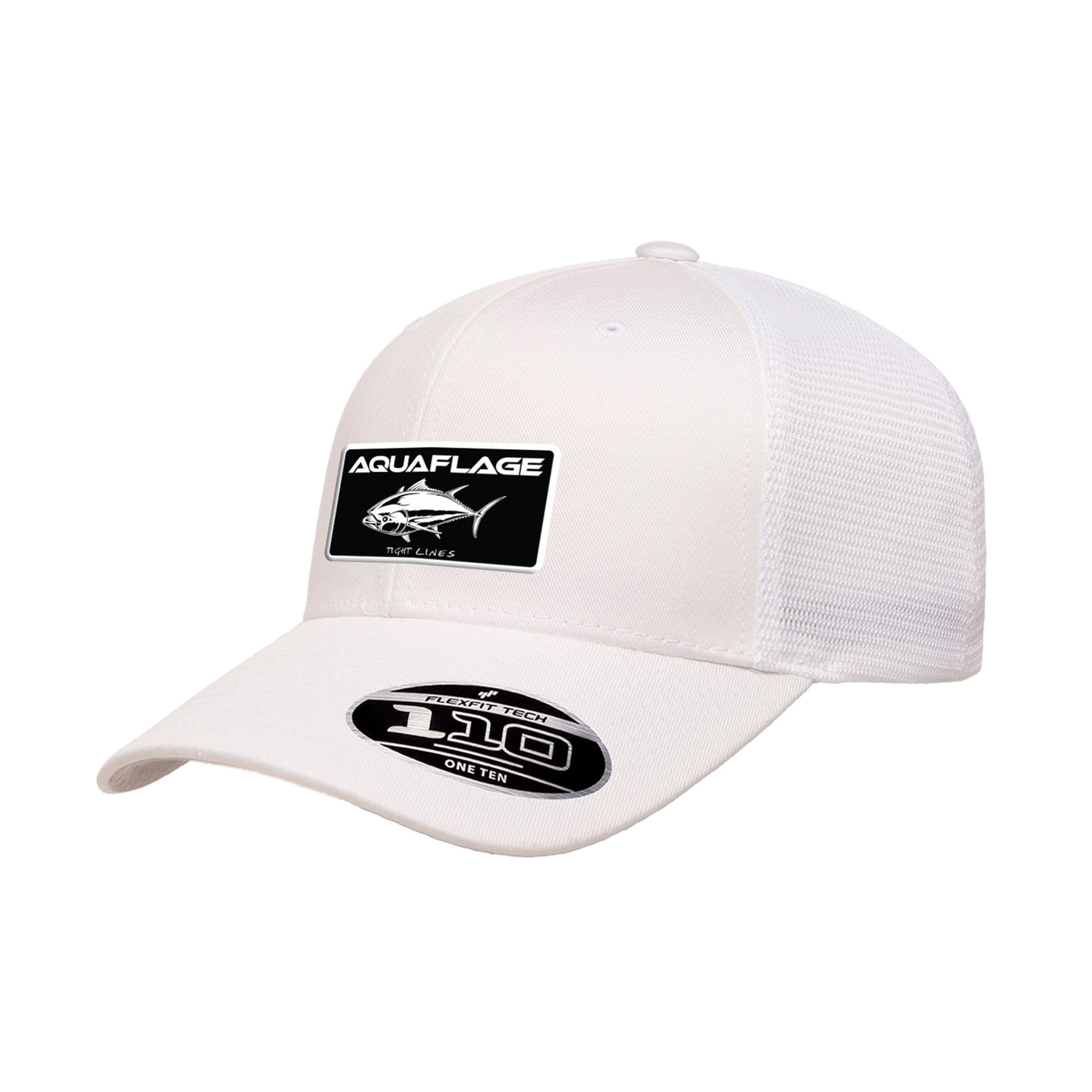 Tight Lines White Trucker Hat