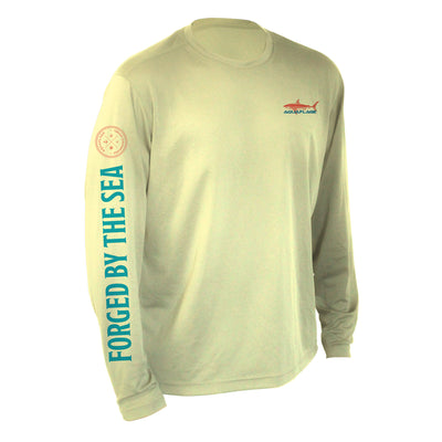 Swimming Shark Performance Long Sleeve Shirt - Youth