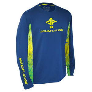 Dorado Men's Long Sleeve Performance Mesh Shirt - aquaflauge
