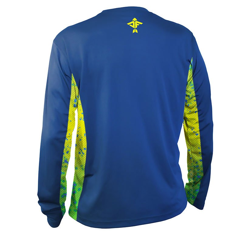 Dorado Men's Long Sleeve Performance Mesh Shirt - aquaflauge