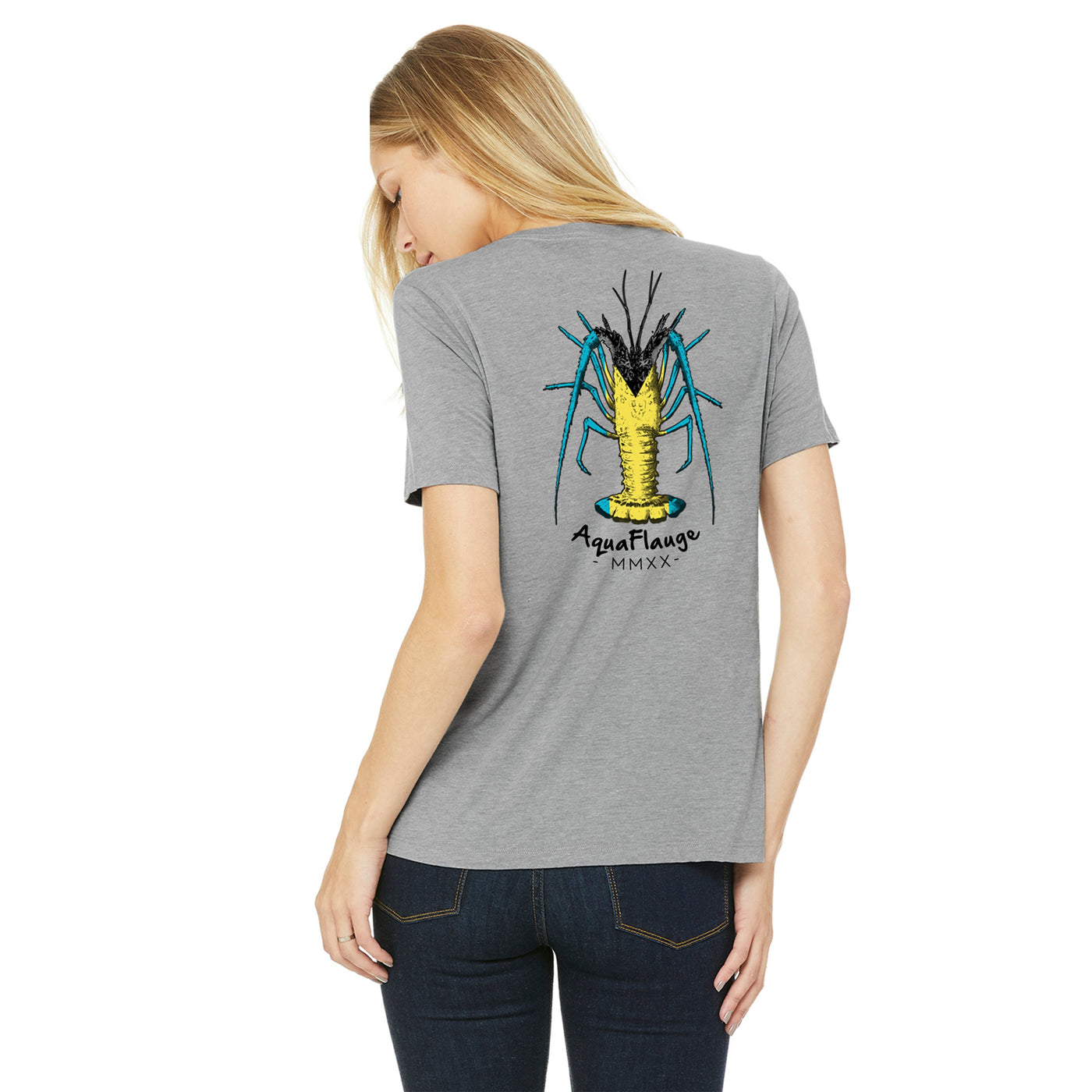 Bahamas Lobster T-Shirt - aquaflauge
